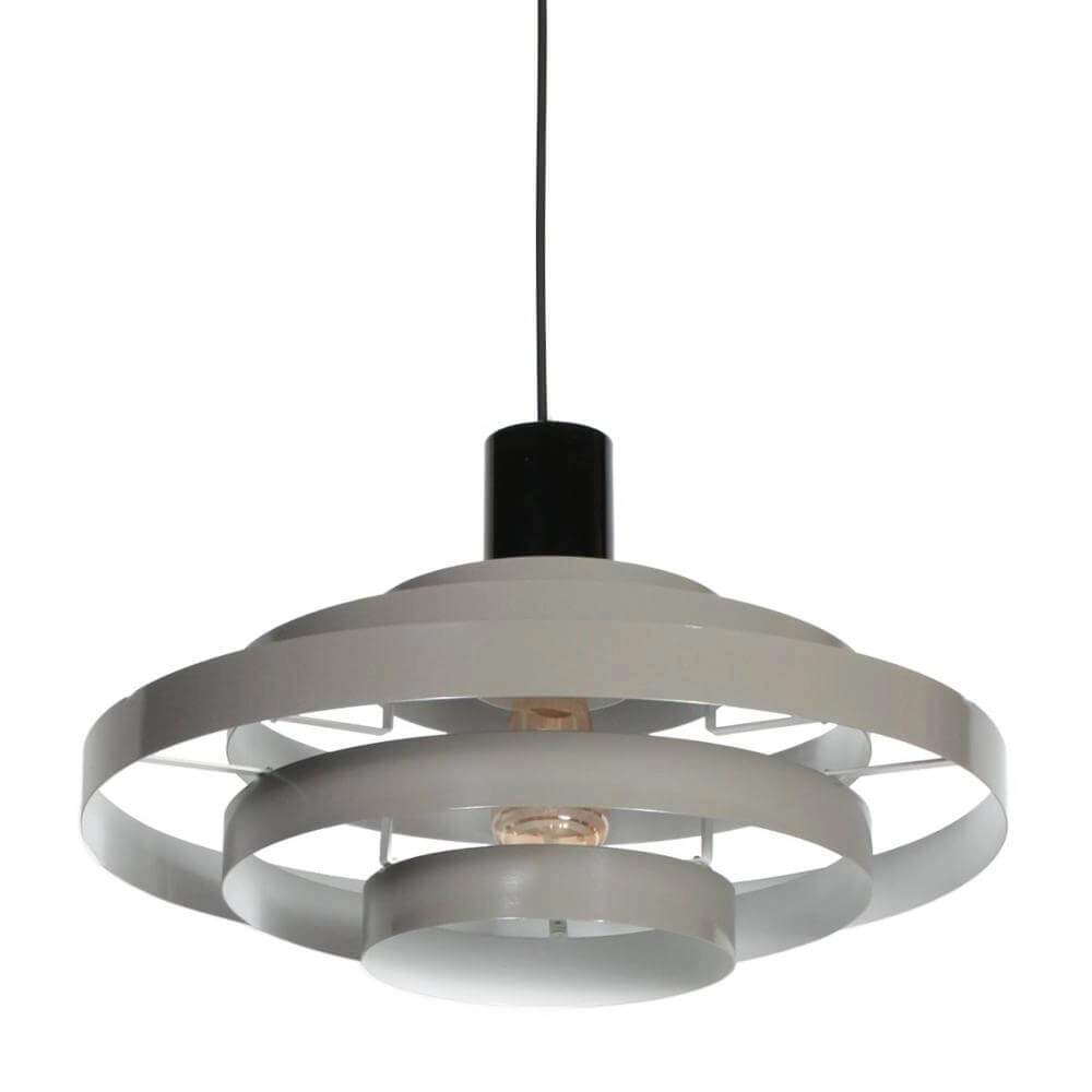 Design-Pendelleuchte Halo Cirque grau Ø 50cm