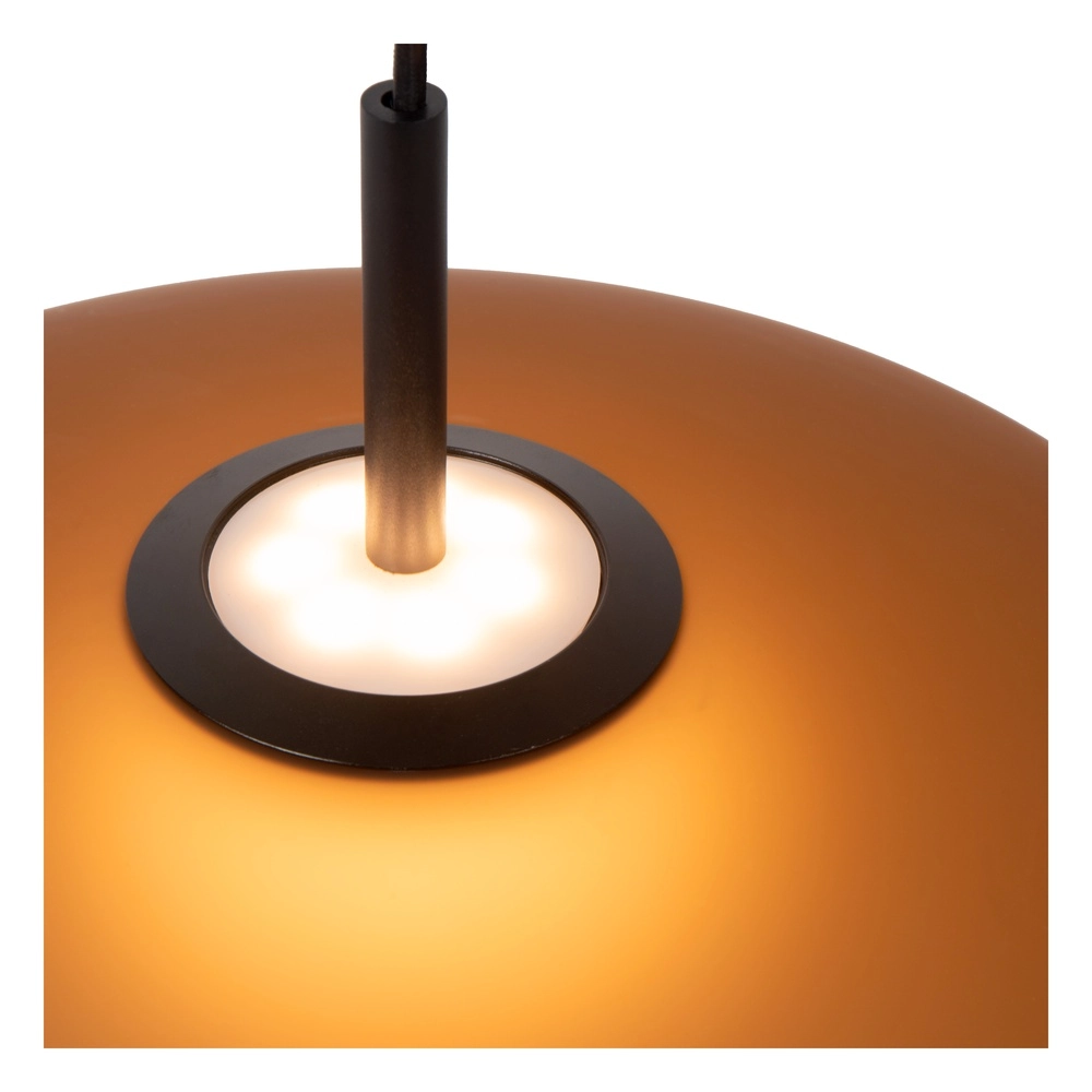 Elegante Pendellampe Menga Ø 40cm Bernsteinglas Premium by Lucide 5411212251190