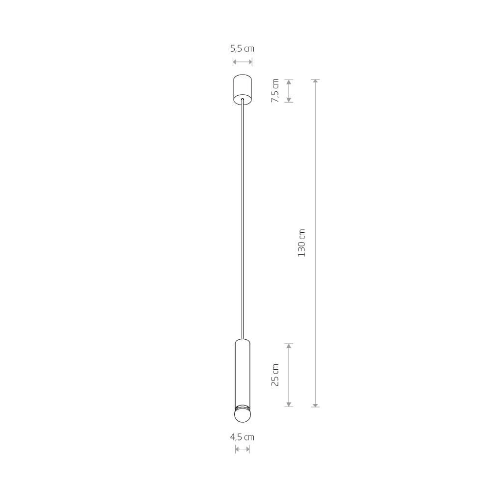 Design-Hängelampe Baton Lyora 5903139785297