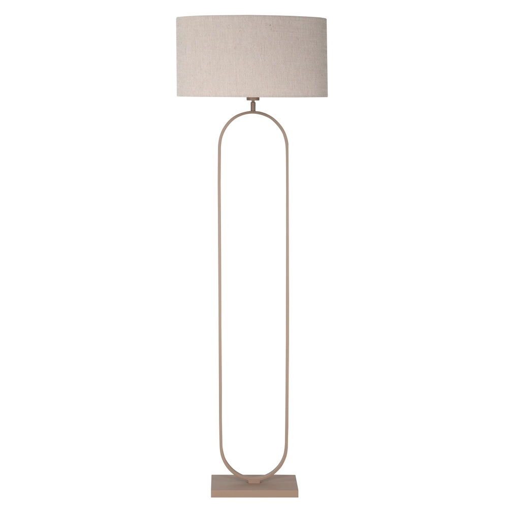 Stehlampe Verona sandbraun