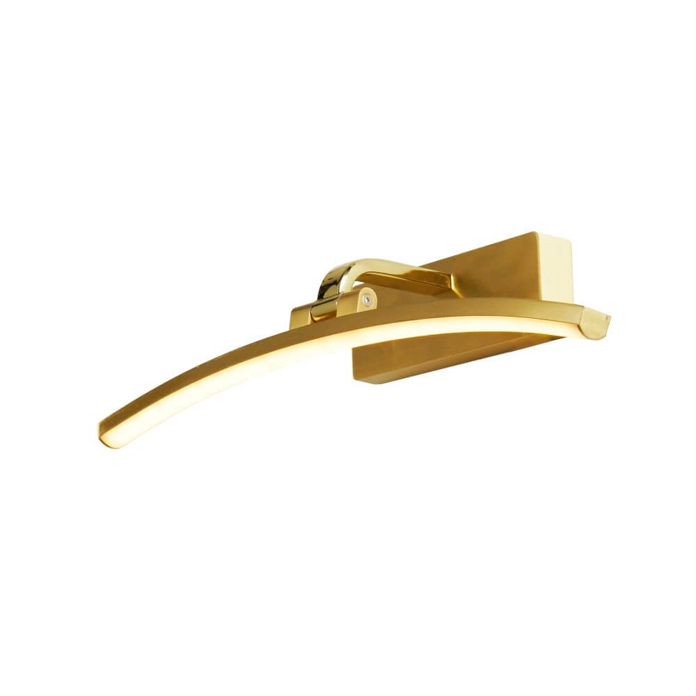 Goldene Bilderlampe Santorini 40cm Searchlight 5053423255026