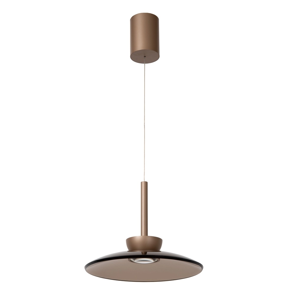 Glas-LED-Pendellampe Santiago Ø 32cm – Champagner Premium by Lucide 5411212221919