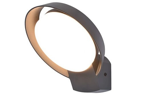 Round outdoor lamp Polo design anthracite Lutec 6939412013756