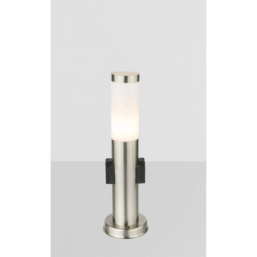 Gartenlampe Boston Edelstahl mit Sockel Globo 9007371123926