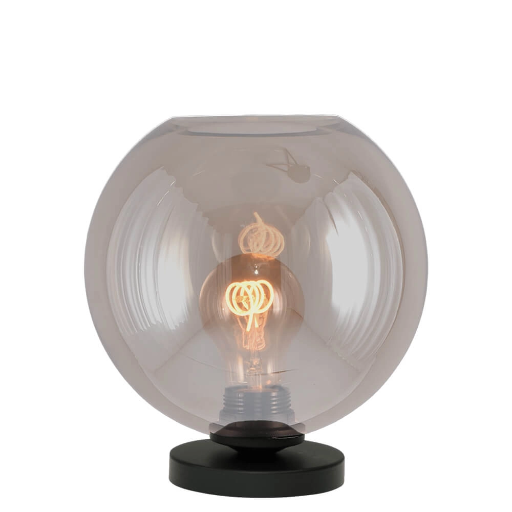 Tischlampe Bella 2 mit Ø 20cm Goldglas