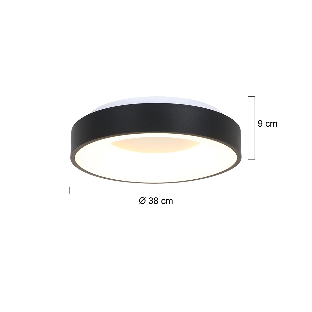 Deckenleuchte Ringlede Ø 38cm Steinhauer 8712746131246