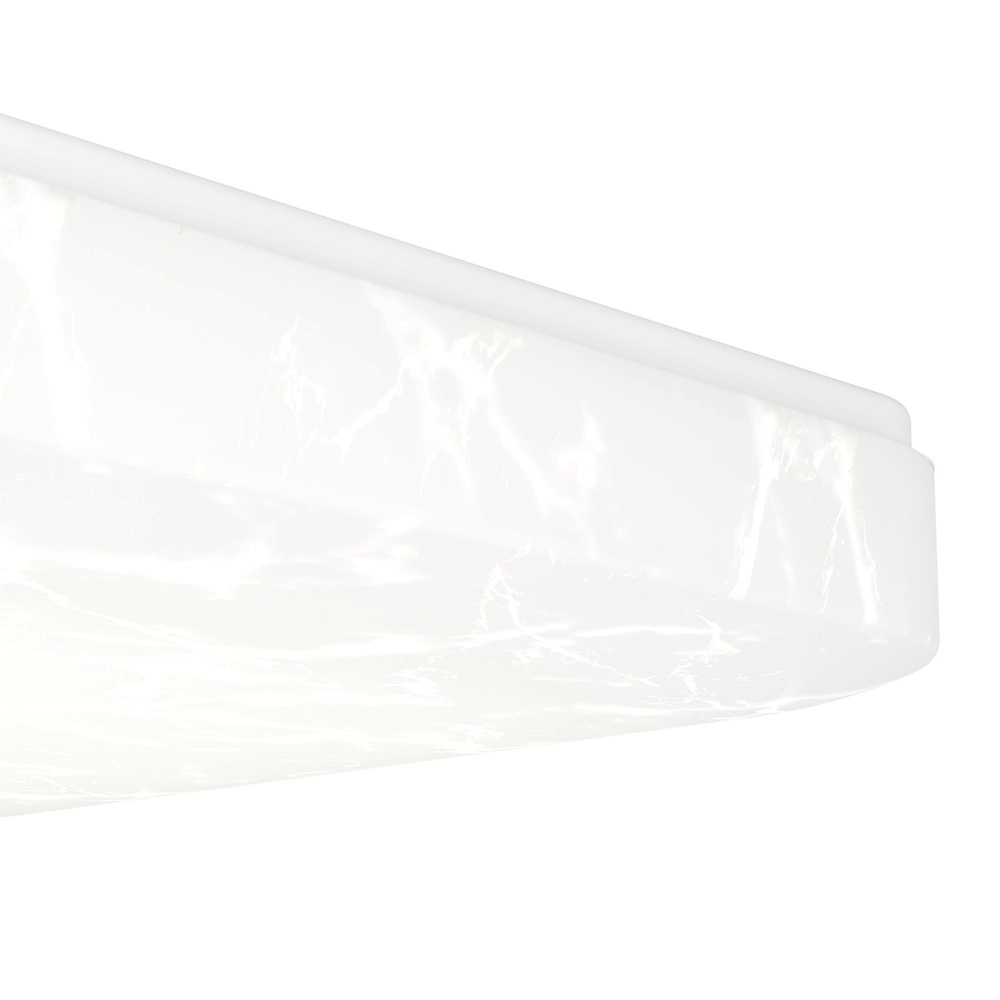 Weiße Deckenlampe Allerona 27 x 27 cm Eglo 9008606408924