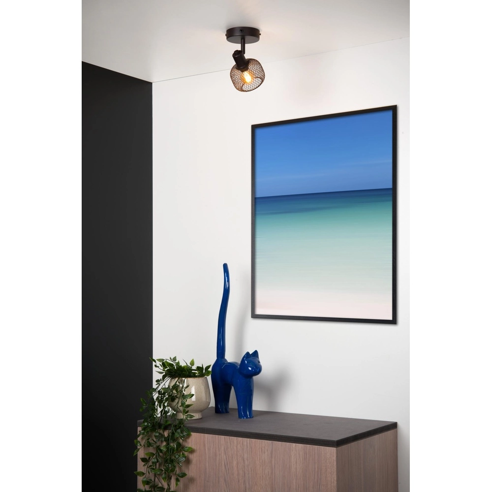 Deckenlicht Maren Single Black Lucide 5411212771070