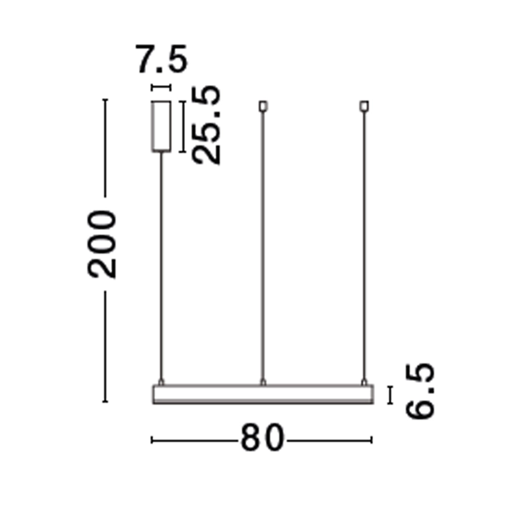 Pendelleuchte Motif weiß Ø 80cm 2700-6500K Lyora 5212017443618