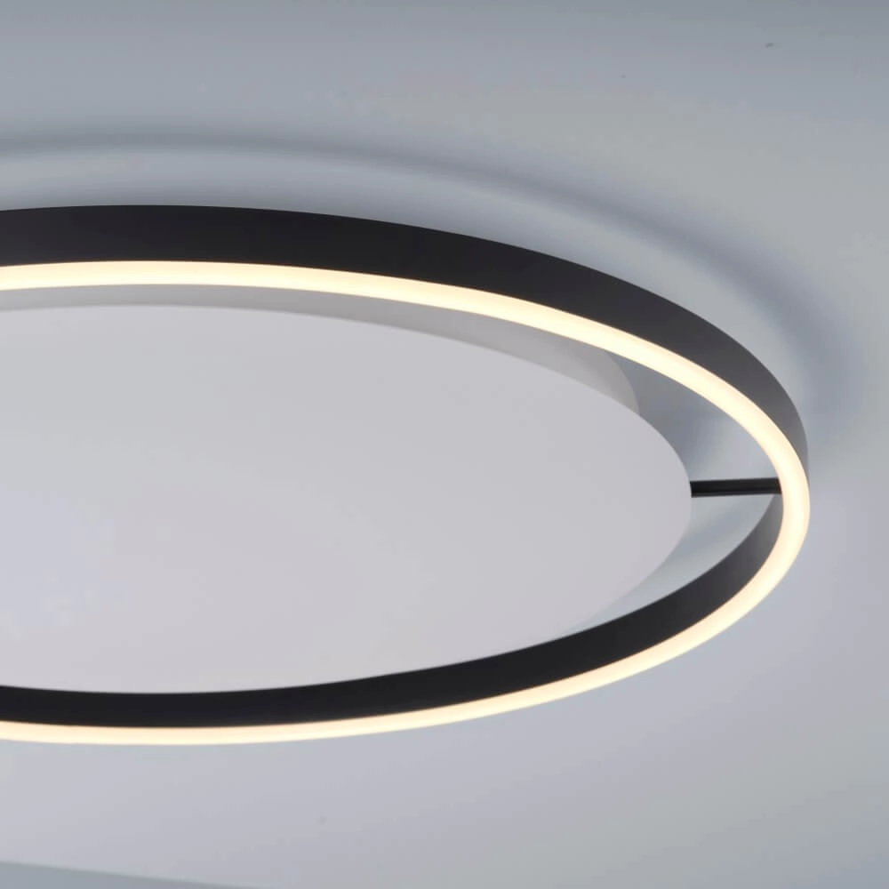 Deckenleuchte Ritus schwarz Ø 58,5cm Just Light 4043689983932