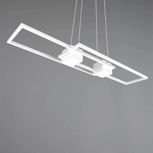 LED-Hängelampe Büro Albany Weiß