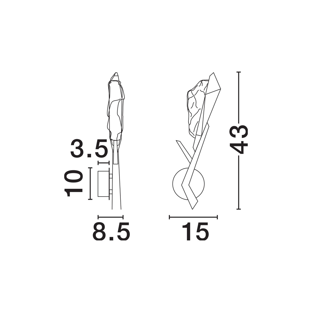 Antike Wandlampe Greta Antikes Messing Lyora 5212063500358