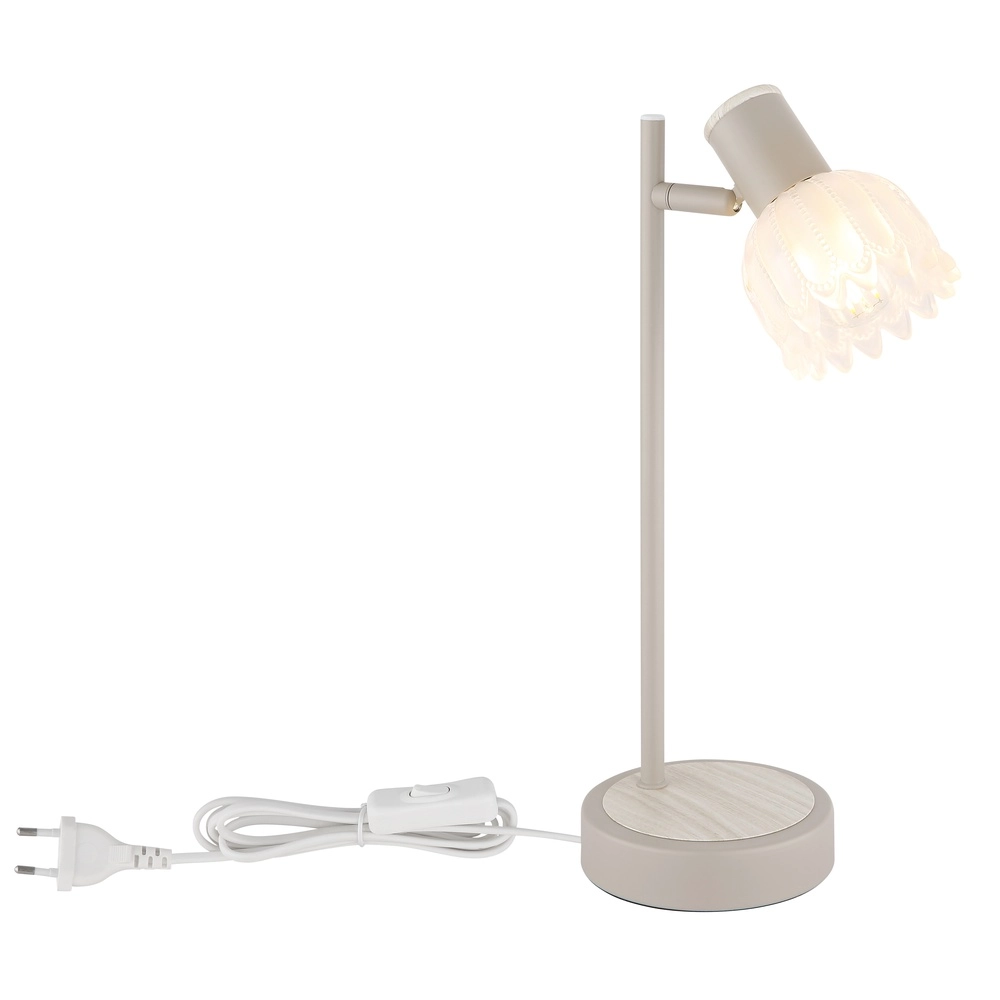 Tischlampe Planta sandbraun Globo 9007371578931