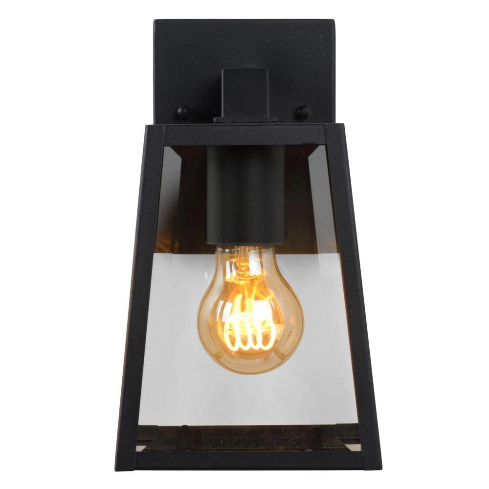 Schwarze Wandlampe Matslot Konstruktion Lucide 5411212290397