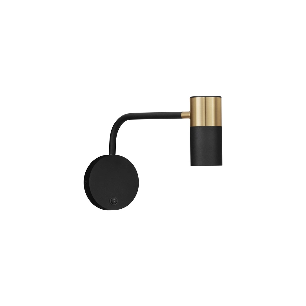Wandleuchte Pongo schwarz mit gold Lyora 5212017441744