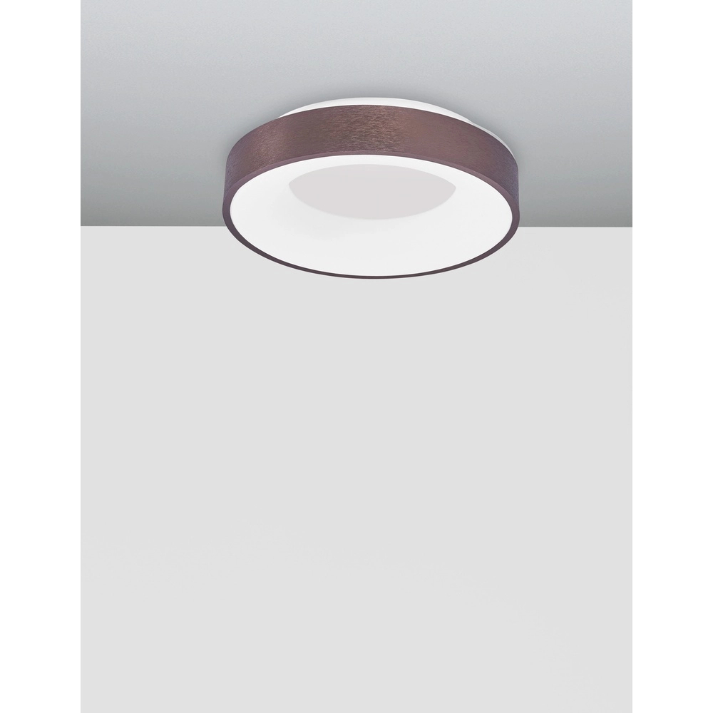 Deckenlampe Rando Thin kaffeebraun Ø 38cm