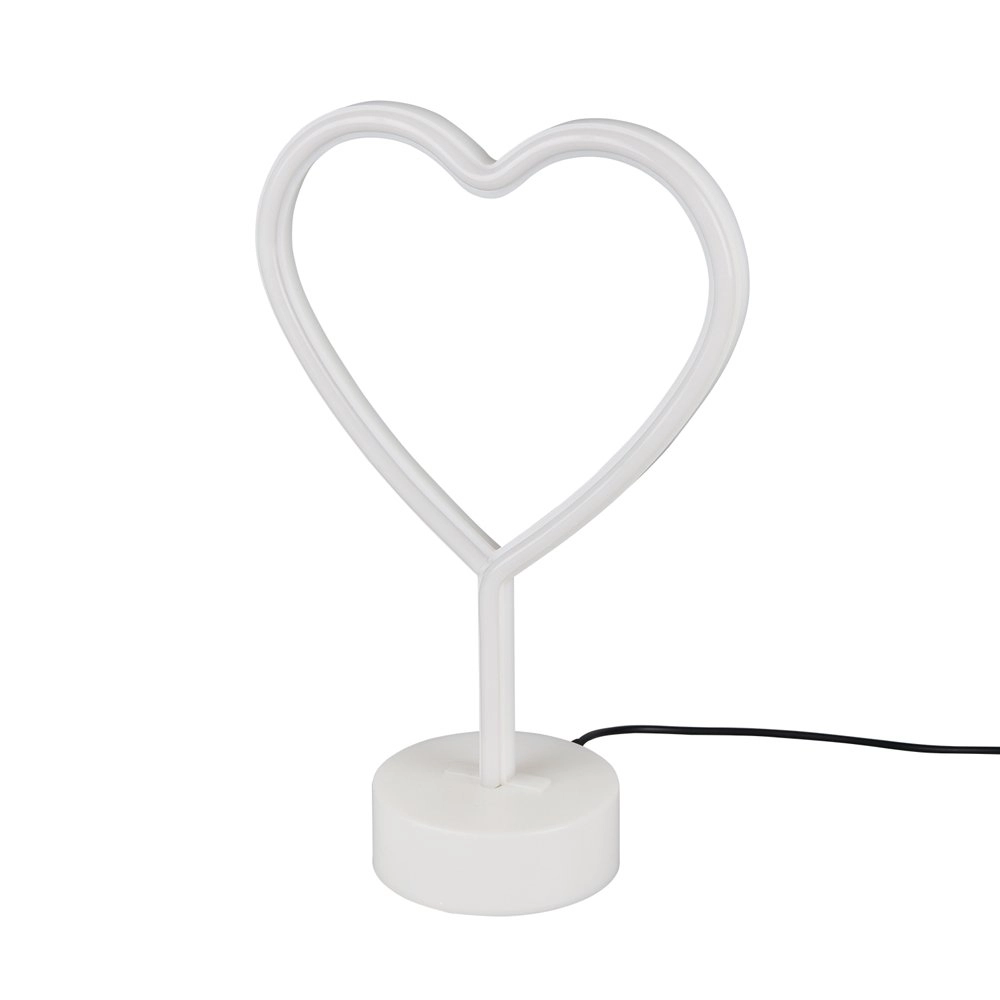 Tischlampe Heart Rosa Trio 4017807429381