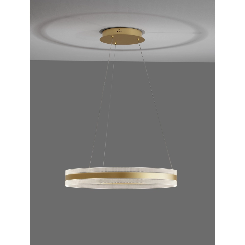 Pendelleuchte Agos Design gold Ø 60cm Lyora 5212017439352