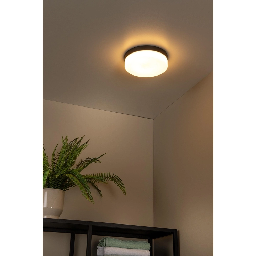 Deckenlicht Biskit Ø 28cm - IP44 schwarz Lucide 5411212792150