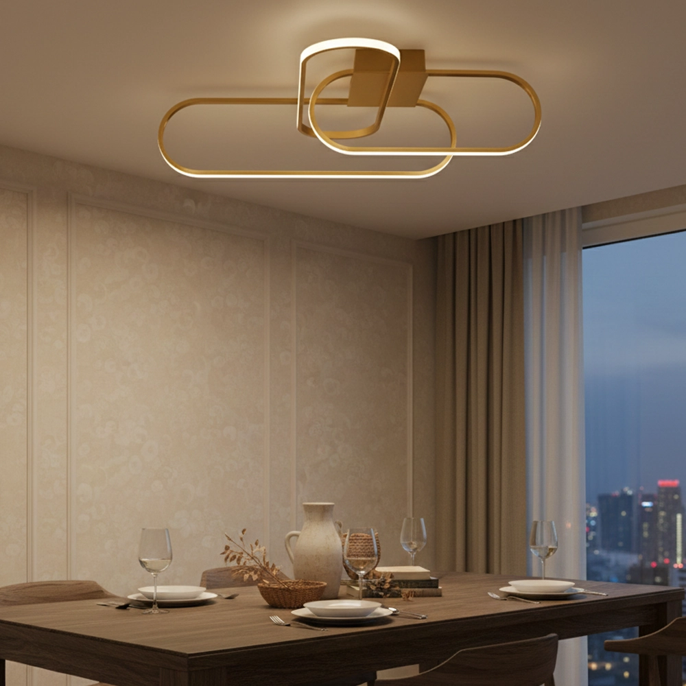 Design-Deckenleuchte Arte Gold