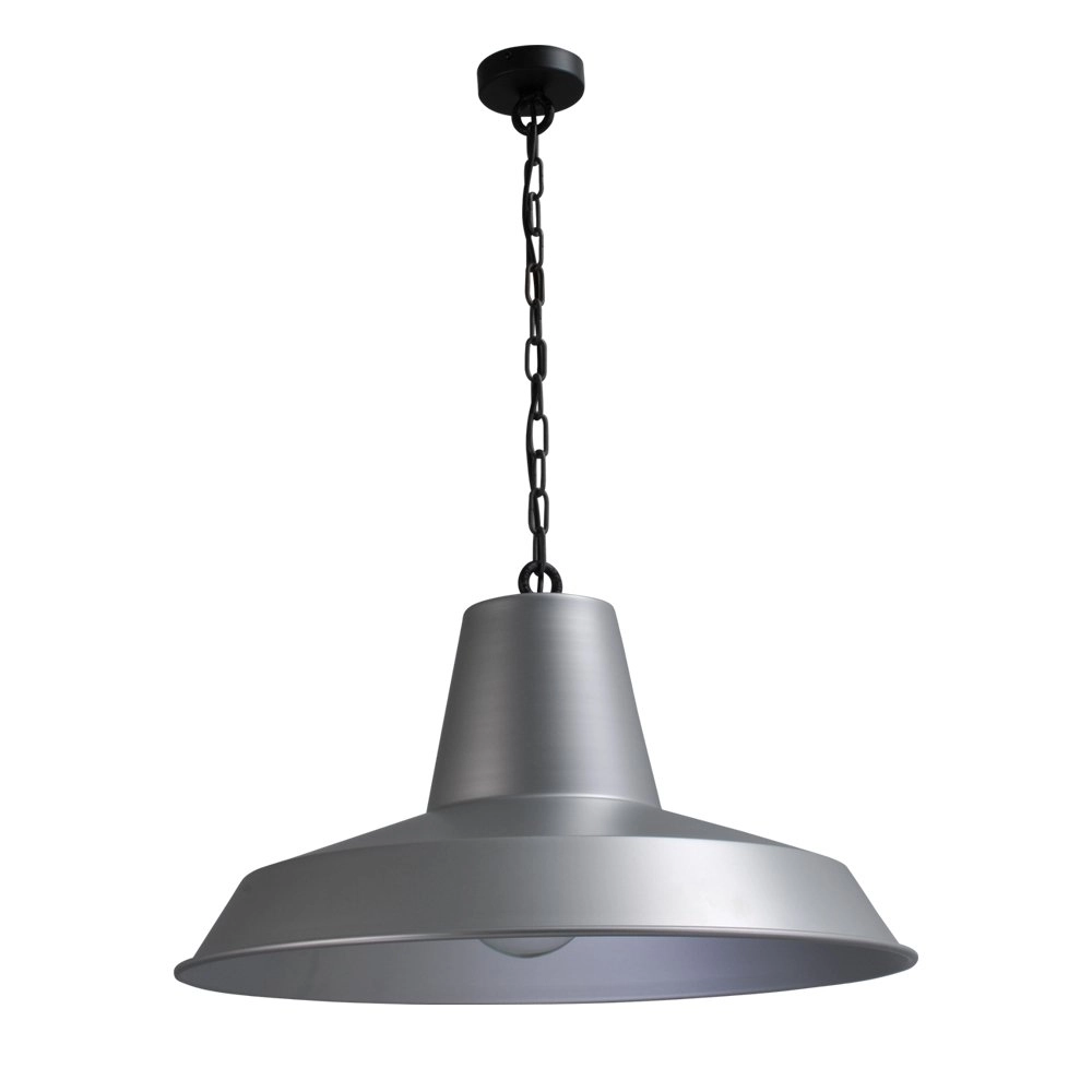 Pendelleuchte Prato XXL Industria 67 grau mit schwarz