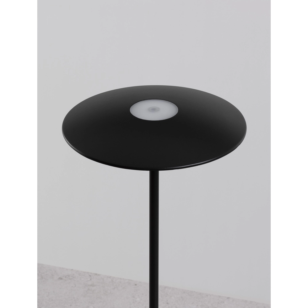 Tischlampe Fumo Wiederaufladbar Schwarz Lyora 5212017432636