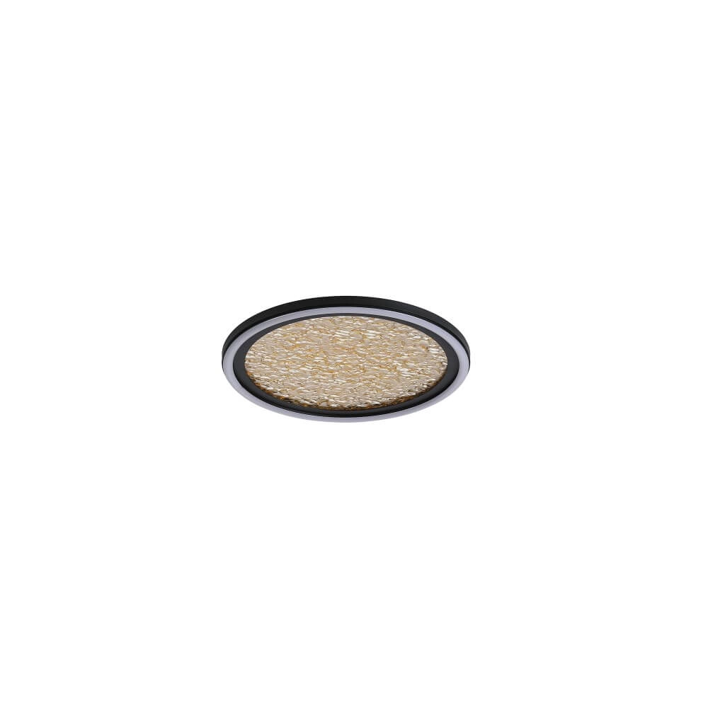 Design-Deckenleuchte Luna Ø 30cm schwarz mit gold Searchlight 5053423273808