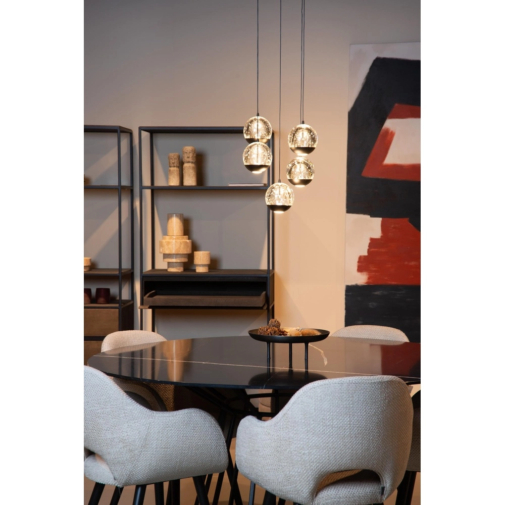 Design-Pendellampe Sentubal 5-Licht-Schwarzpatrone Lucide 5411212134561