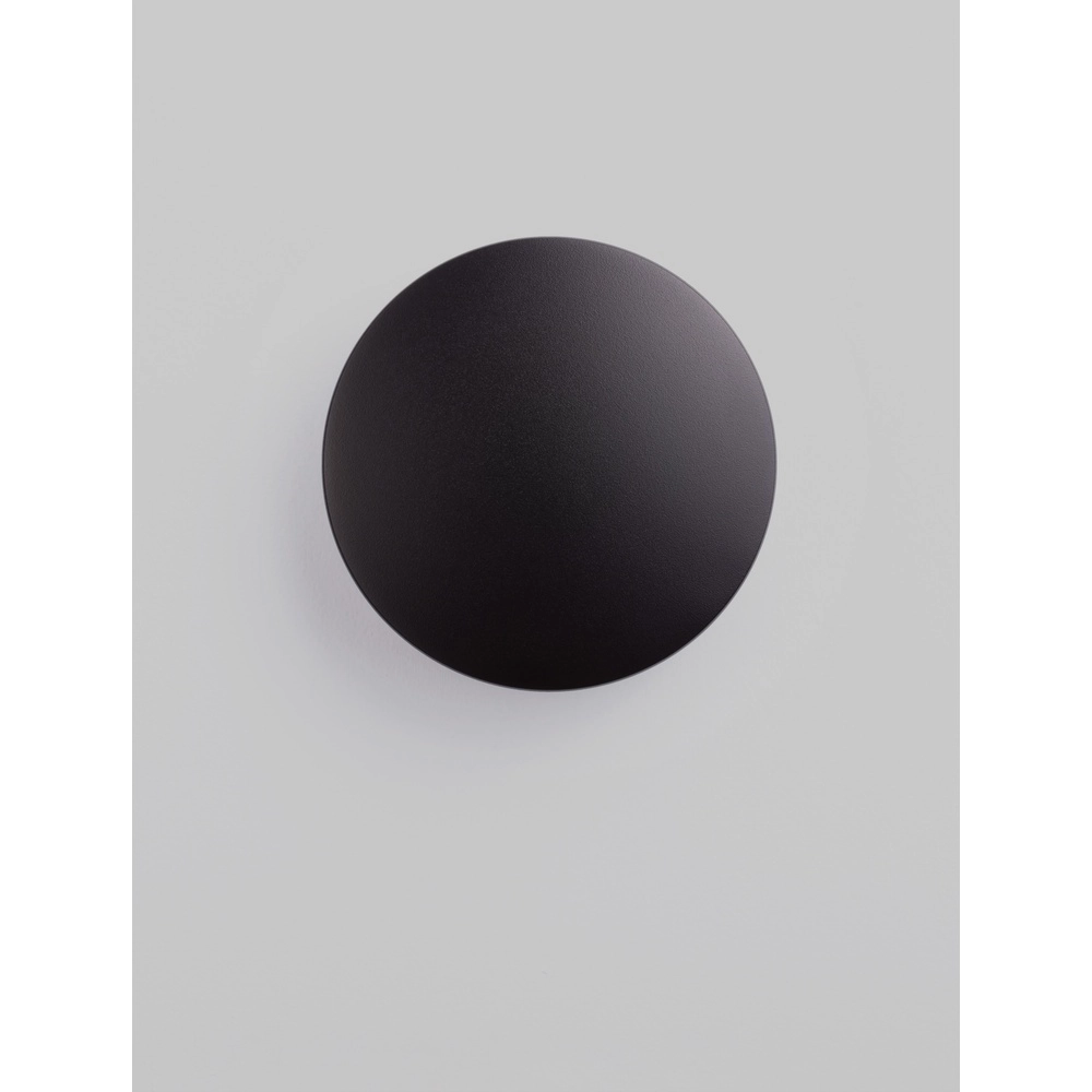 Runde Wandleuchte Copper schwarz Ø 13,5cm Lyora 5212017447326