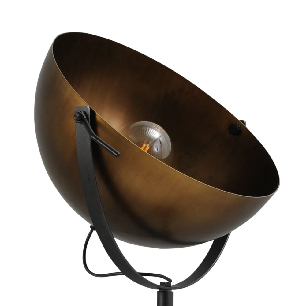 Stehlampe Larino 50 175 cm schwarz mit antiken kupfer Masterlight 8718121154671