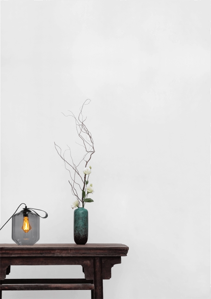 Tischlampe Porto Tragen Sie es mit Jagger-Rauchglas Masterlight 8718121271330