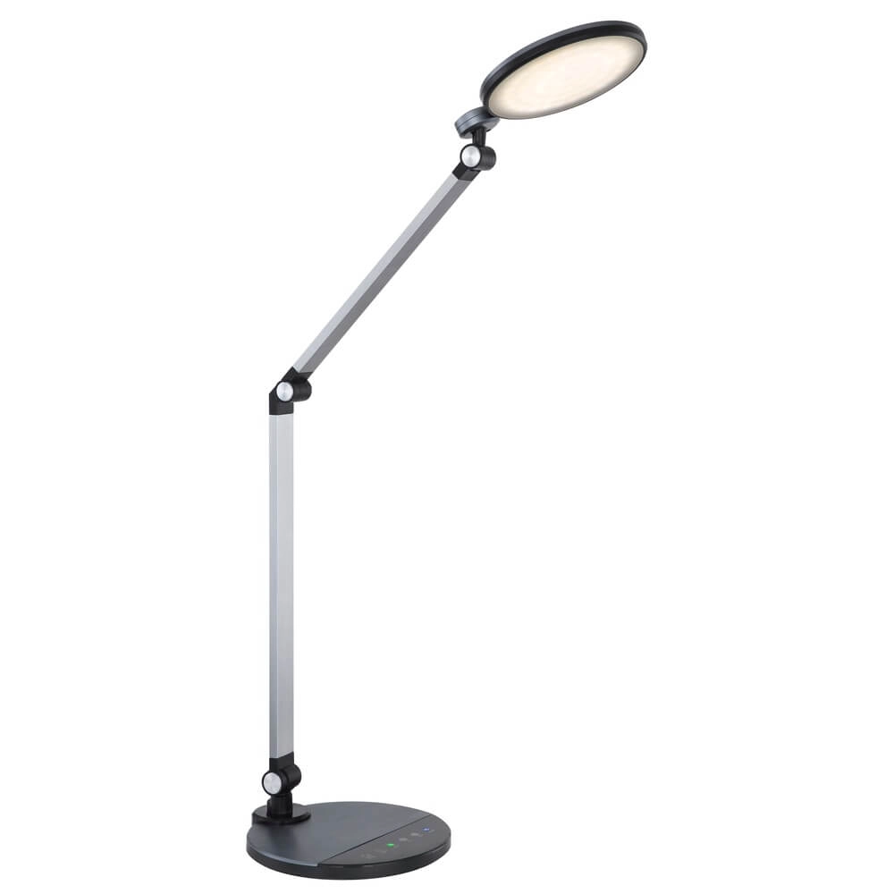 Schreibtischlampe Konsti Silber