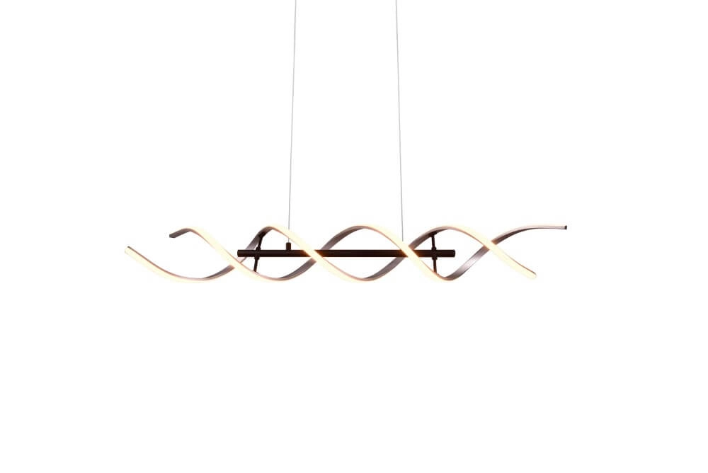 Design-LED-Hängelampe Sequence gebürstetes Metall Trio 4017807540710