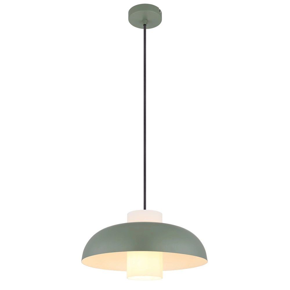 Moderne Pendellampe Lowe grün Ø 38 cm