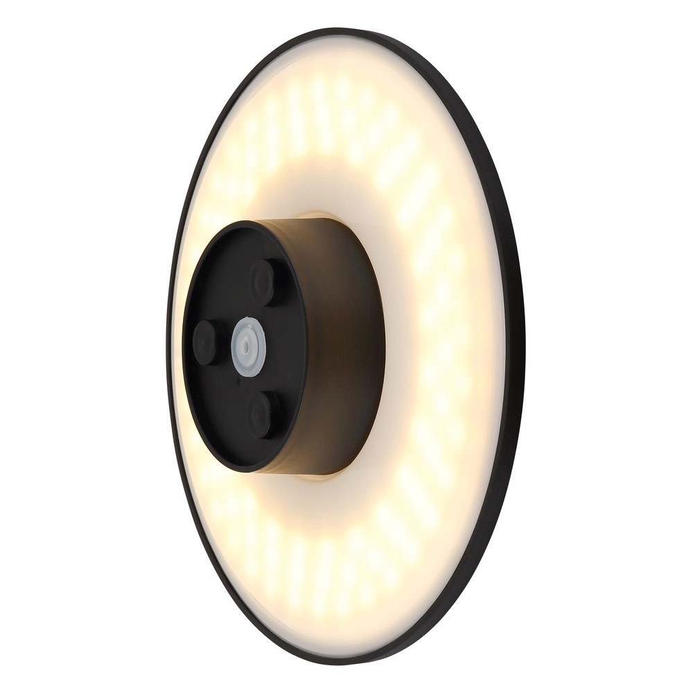 Elegante Wandlampe Lamont Schwarz Globo 9007371507733