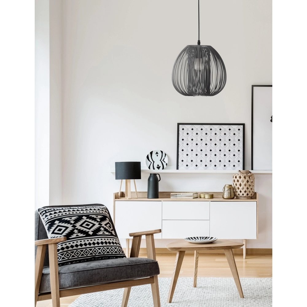 Pendelleuchte Desire grau