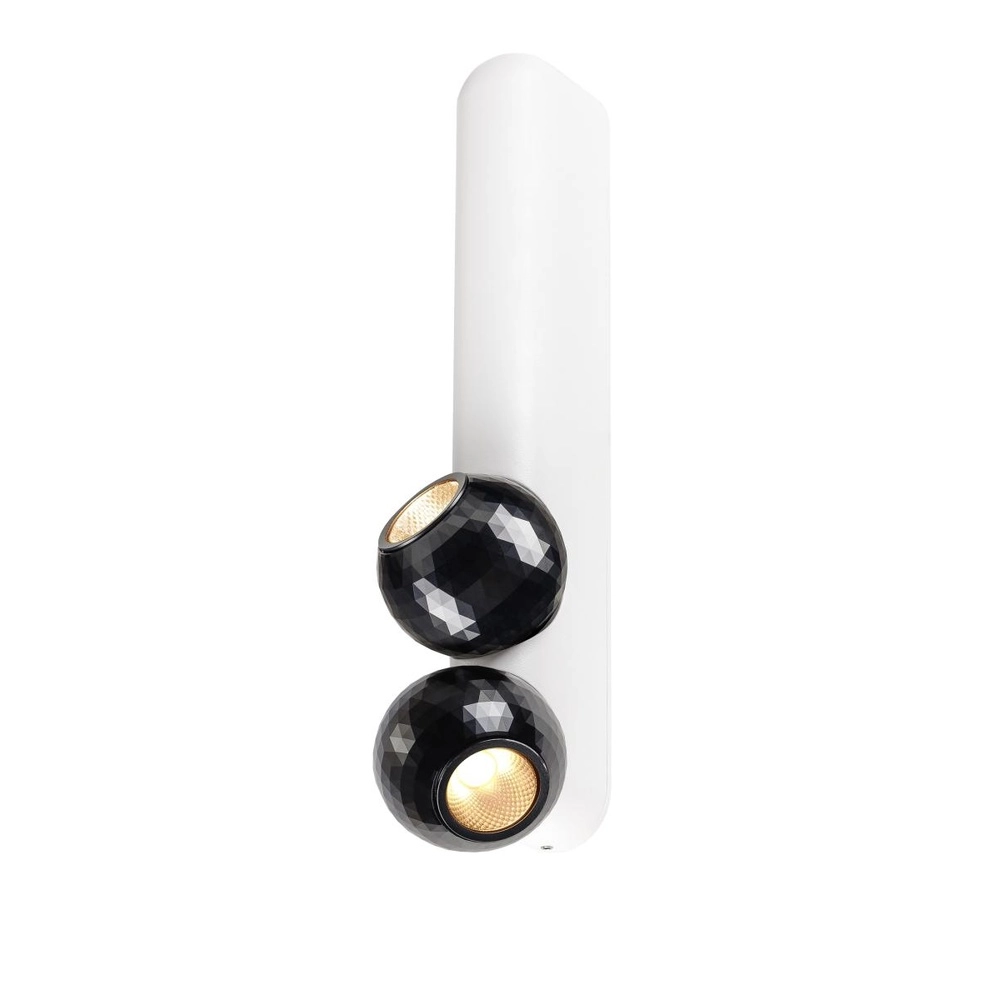 Deckenlampe Dysko weiß mit schwarzem Doppel SLV 4024163317177