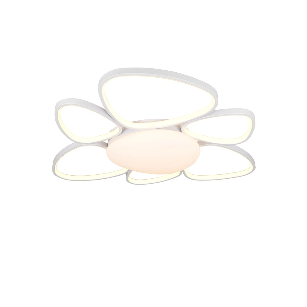 Moderne Deckenlampe Amelio Weiß 85 cm