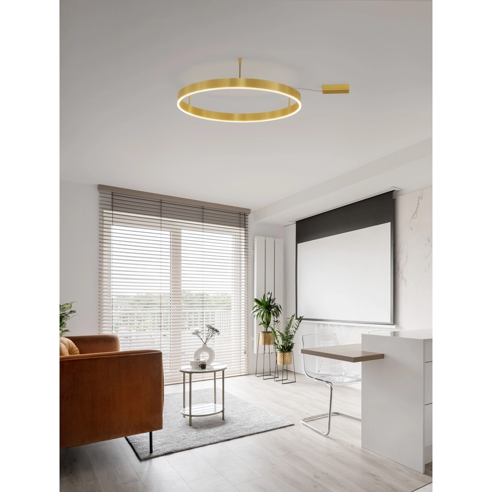 Deckenlampe Motif gold Ø 80cm Lyora 5212017442987