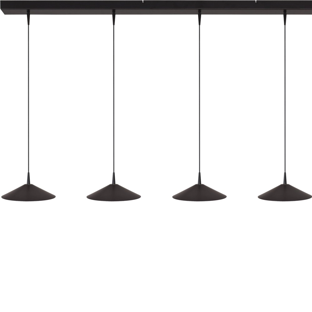 5-Licht Pendellampe Ceppo schwarz Ø 22 cm Masterlight 8718121358482