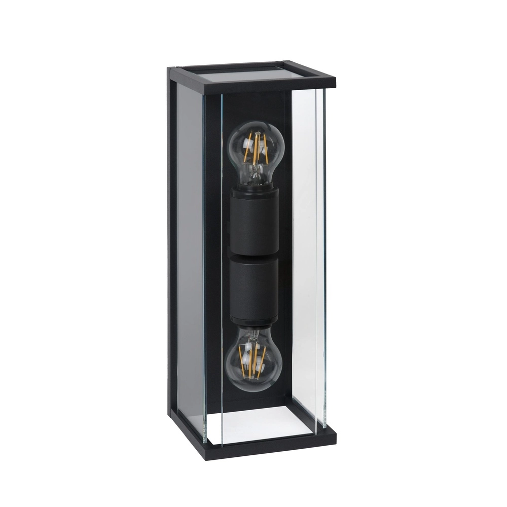 Elegante Wandlampe Claire Doppel-Anthrazit