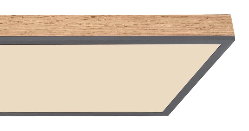 LED-Deckenleuchte aus Holz Doro 120x30cm Globo 9007371428014