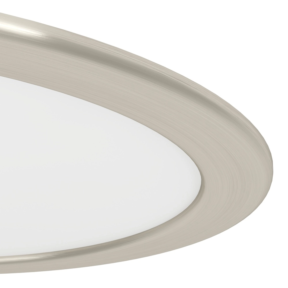 Einbaulampe Fueva 6 rund – Edelstahl – Ø 21,6 cm Eglo 9008606330867