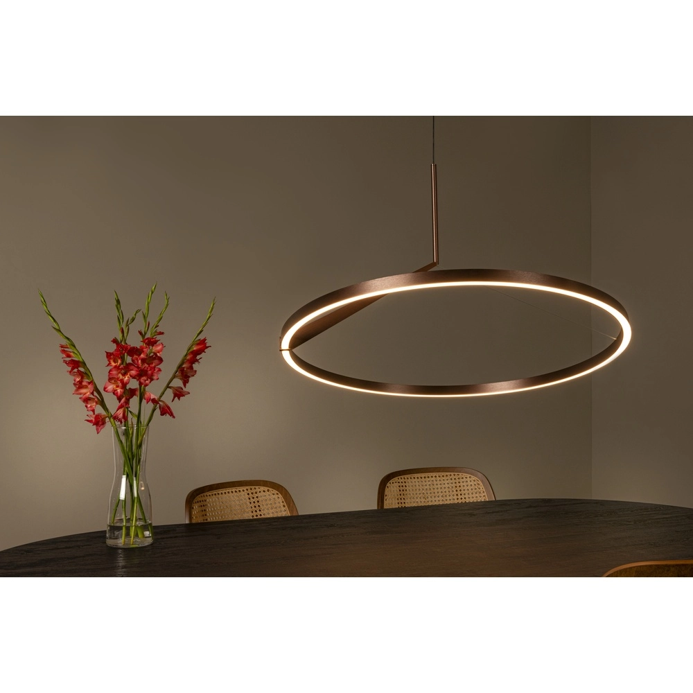 Elegante LED-Pendelleuchte Applause Kupfer – Ø 80 cm Premium by Lucide 5411212221858