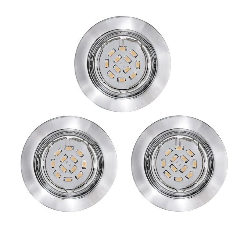 LED-Spot Peneto (3) 3x5W - 3000K - 8,7cm Nickel matt