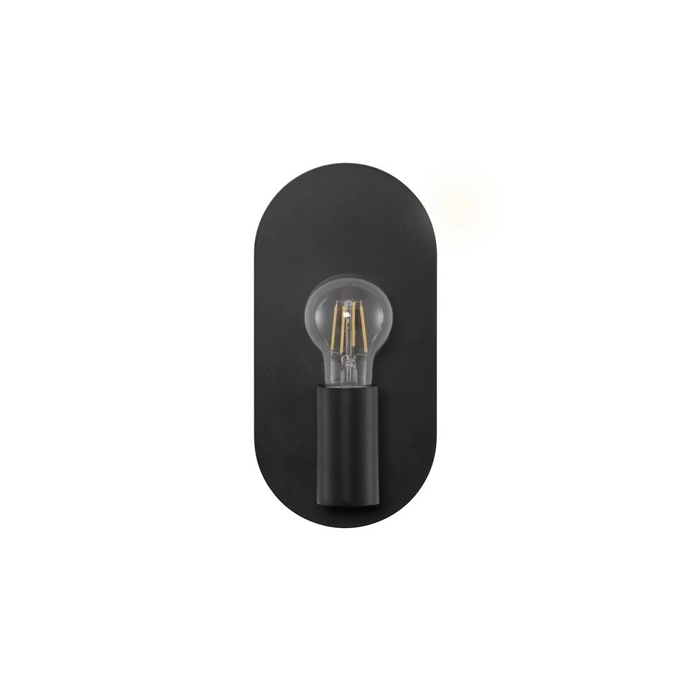 Wandleuchte Royal oval schwarz Lyora 5212017436146