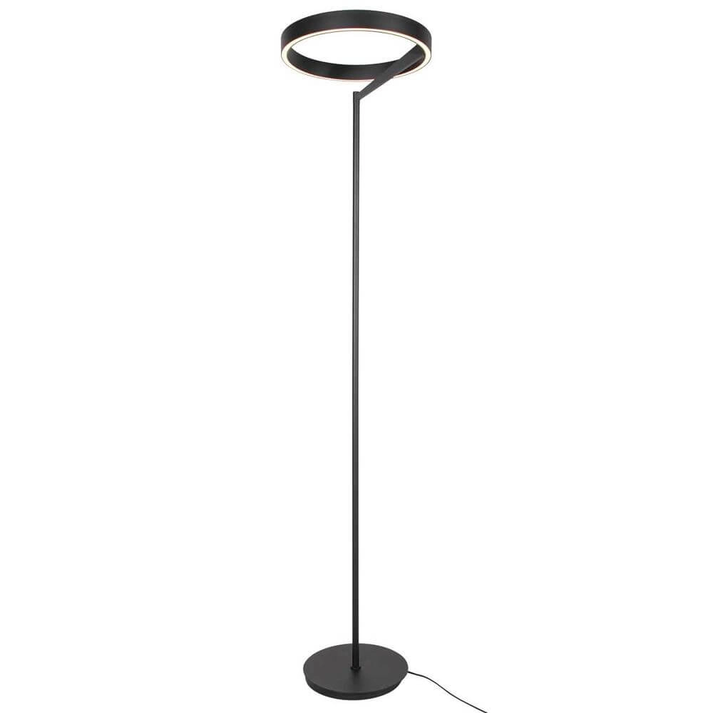 Moderne Stehleuchte Mykty schwarz Ø 40cm Steinhauer 8712746178173
