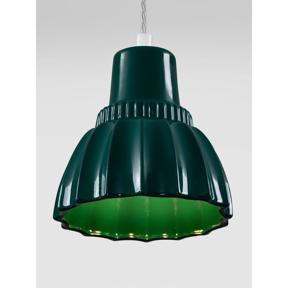 Pendellampe Picco Weiß mit Grün Lyora 5212017495396