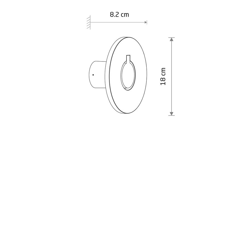 Außenlampe Axion Led Grau Lyora 5903139119375