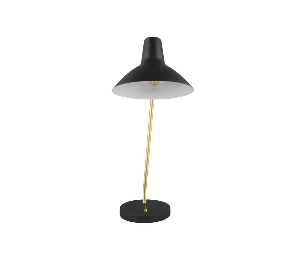 Schlanke Schreibtischlampe Traveller Schwarz Trio 4017807613711